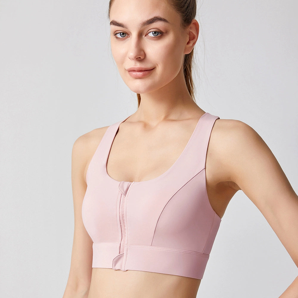 Intimates Wrap Front Zipper Bra - Icy queens