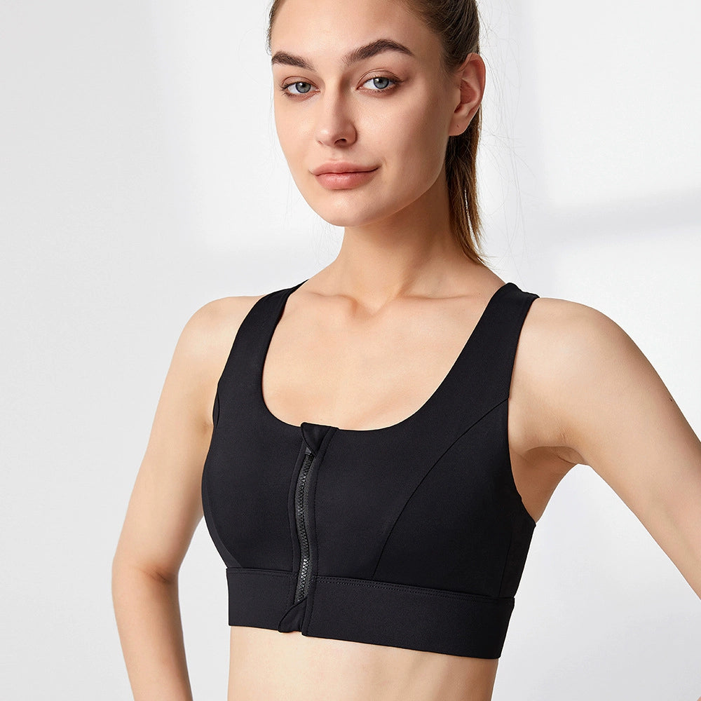 Intimates Wrap Front Zipper Bra - Icy queens