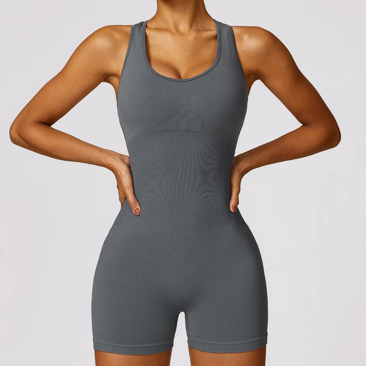 Diva® Yoga U-Neck Bodysuit - Icy queens