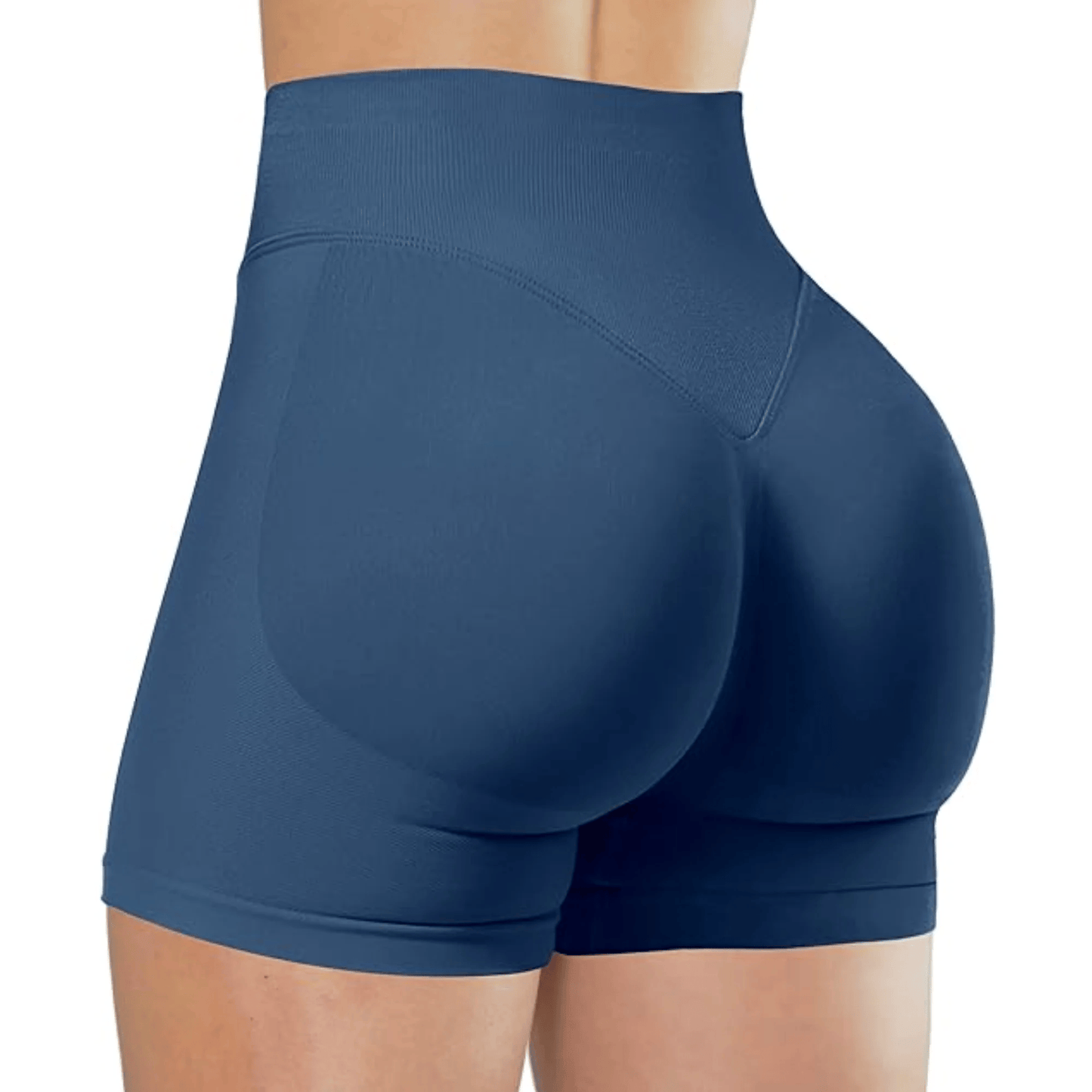 Diva® High-Waisted Real Butt Curve Fitness & Gym Shorts
