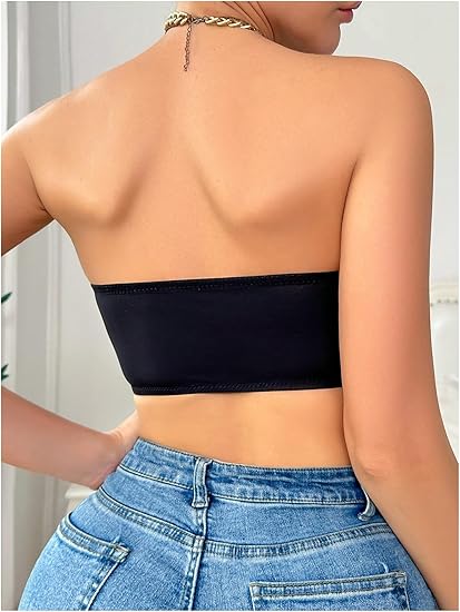 Push Up Bra with Front Closure Strapless - Icy queens