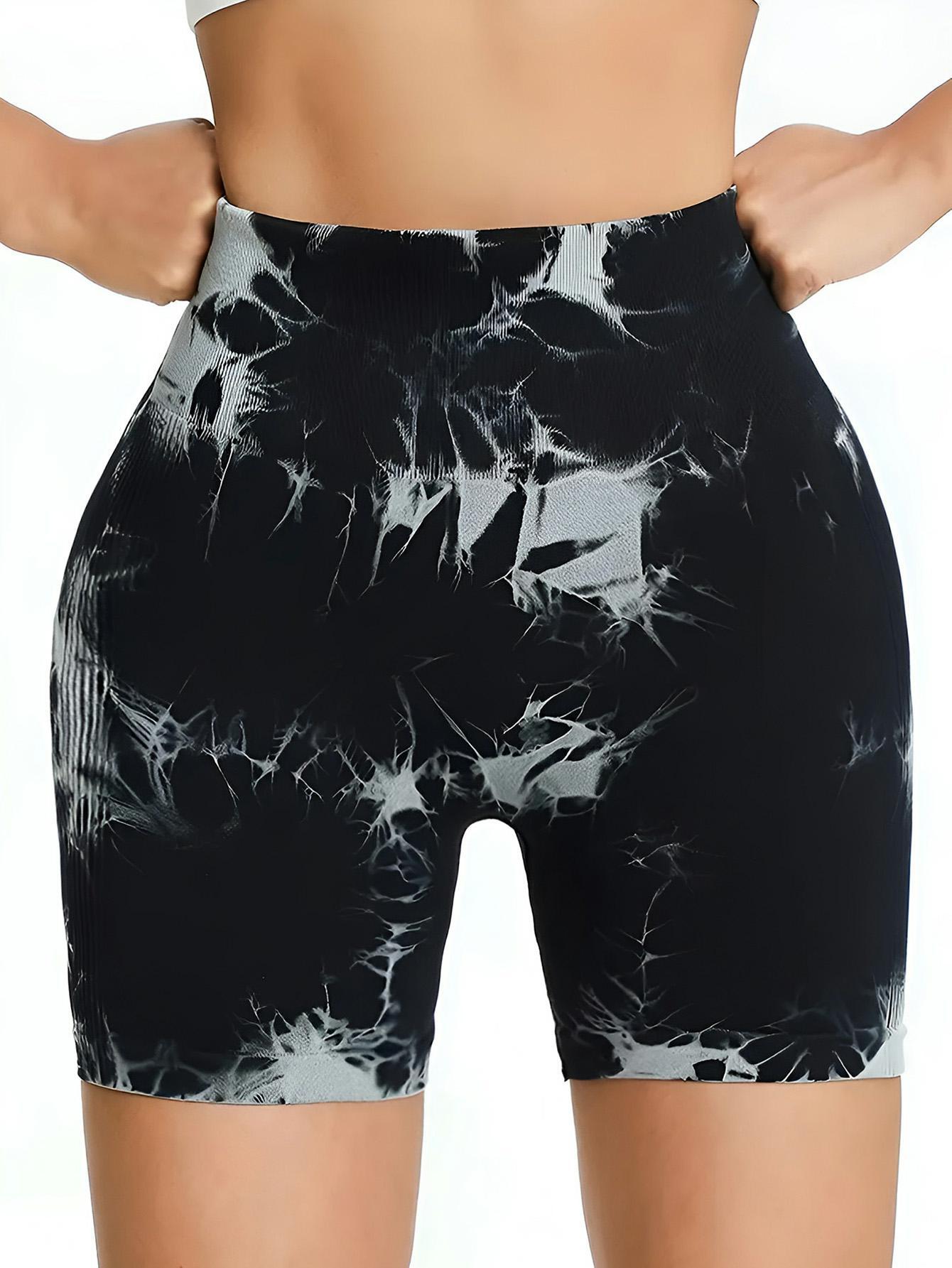 Diva® Tie-Dye Seamless Fitness & Gym Shorts