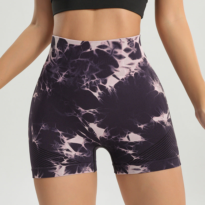 Diva® Tie-Dye Seamless Fitness & Gym Shorts