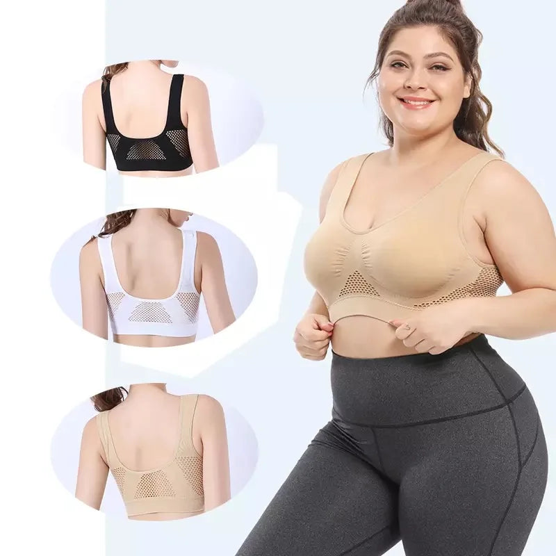 Diva® Breathable Plus Size Sports Bra