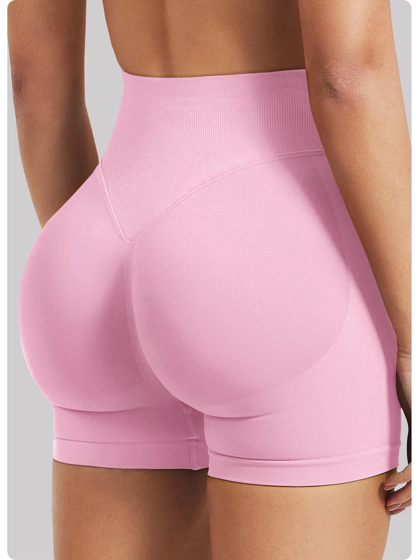 Diva® High-Waisted Real Butt Curve Fitness & Gym Shorts