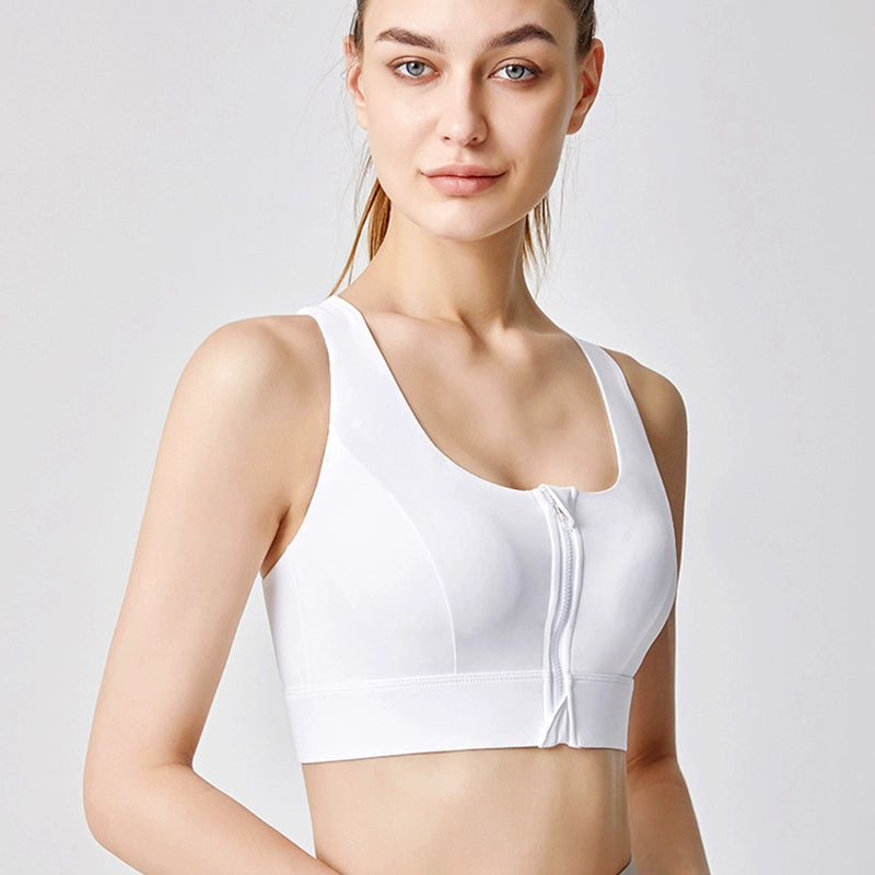 Intimates Wrap Front Zipper Bra