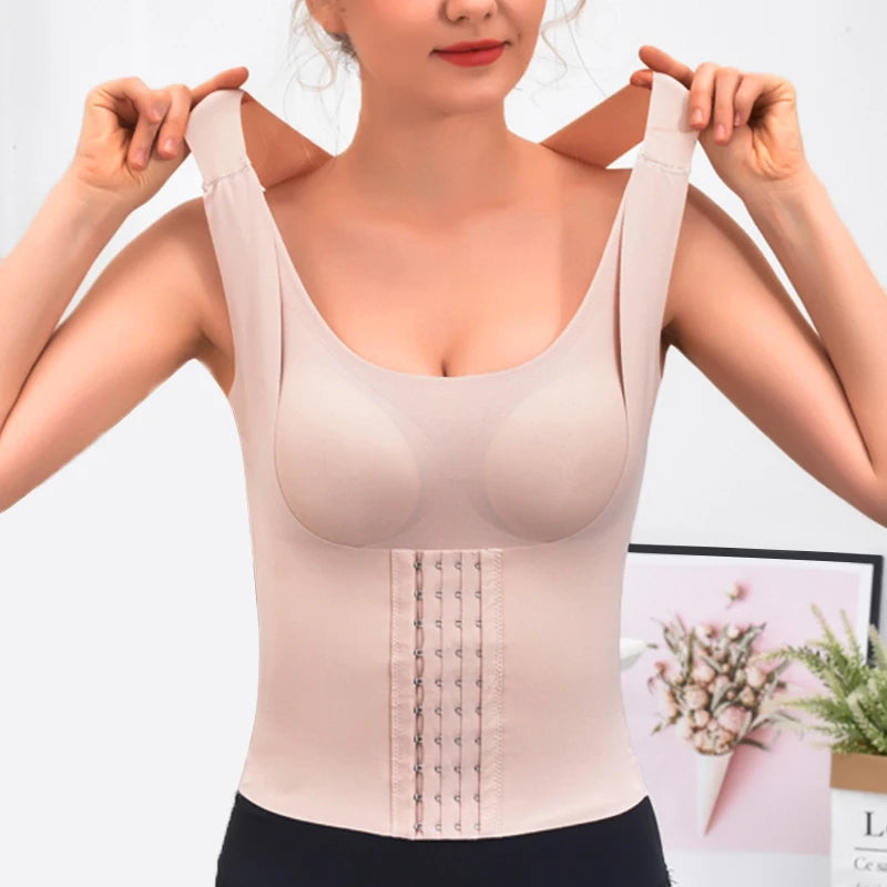 Icy Diva® 3-in-1 Waist Buttoned Bra & Shapewear