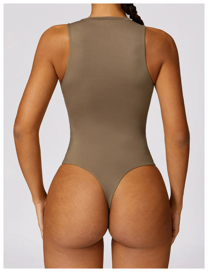 Diva® Curved  High-Neck Bodysuit