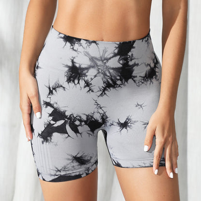 Diva®  Tie-Dye Seamless Fitness & Gym  Shorts