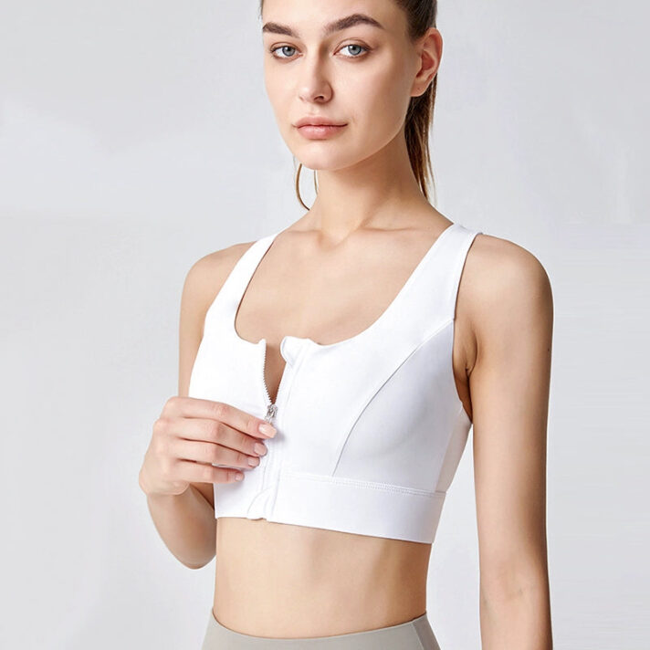 Intimates Wrap Front Zipper Bra - Icy queens