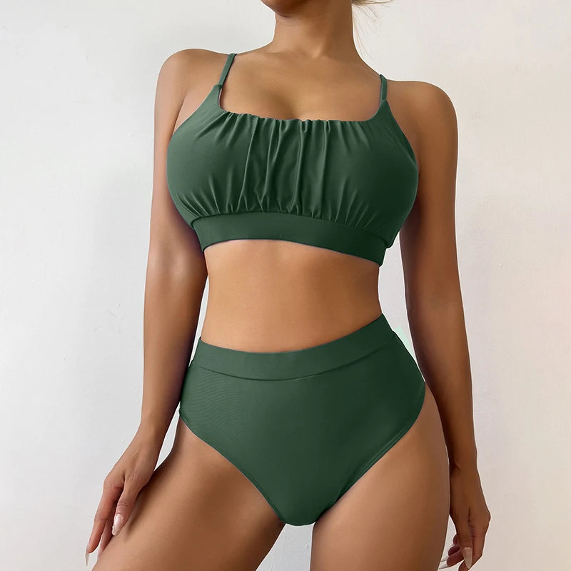 Diva® High Waist Swimwear - Icy queens