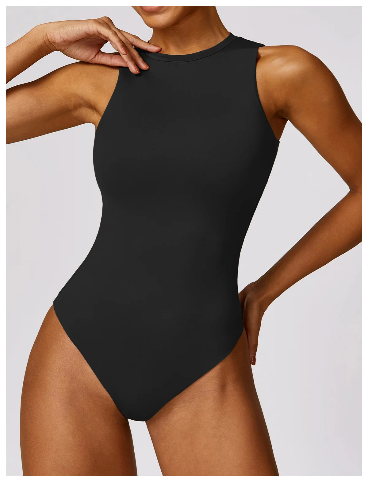 Diva® Curved High-Neck Bodysuit - Icy queens