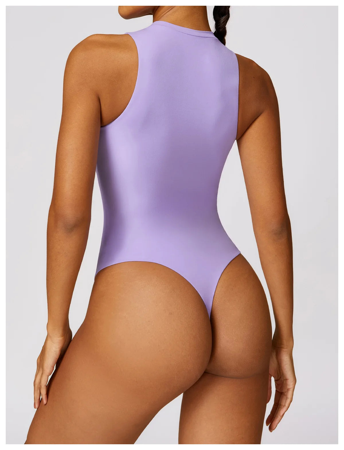 Diva® Curved High-Neck Bodysuit - Icy queens