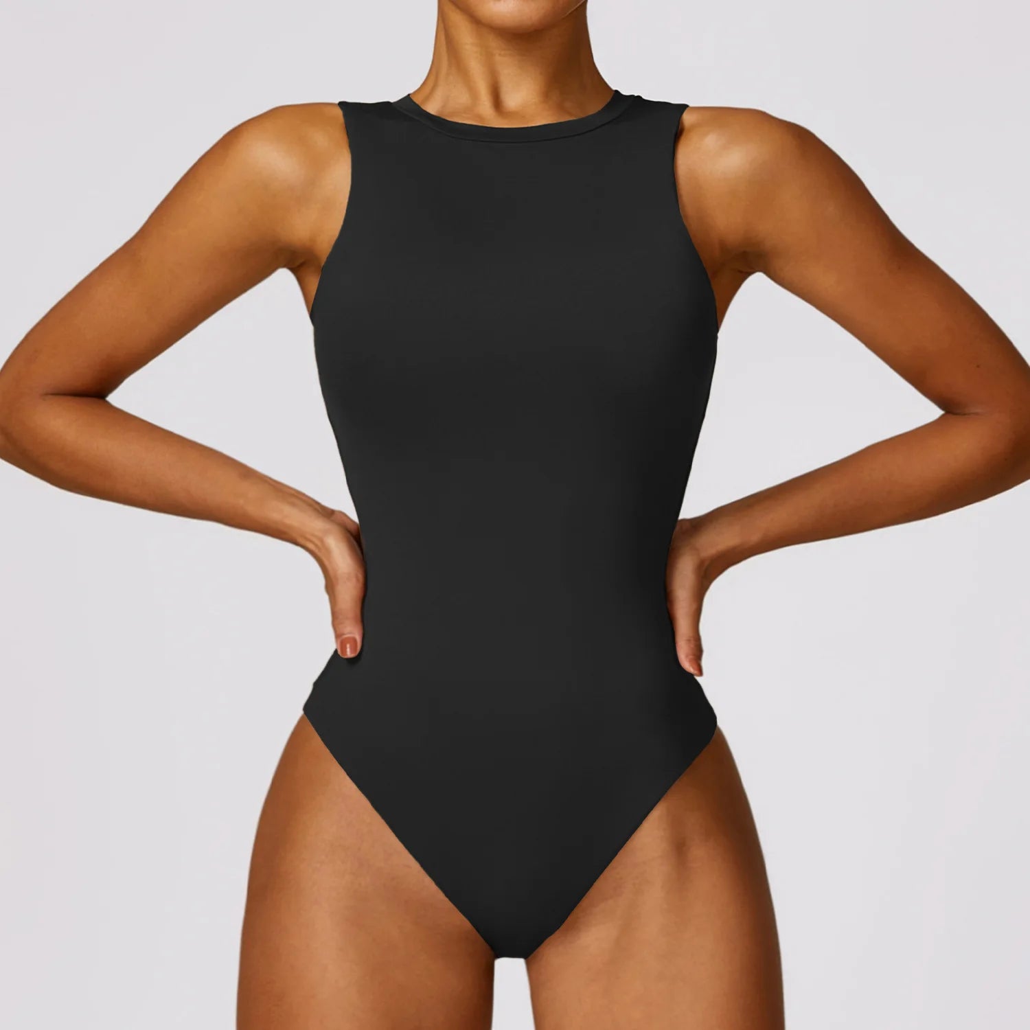 Diva® Curved High-Neck Bodysuit - Icy queens