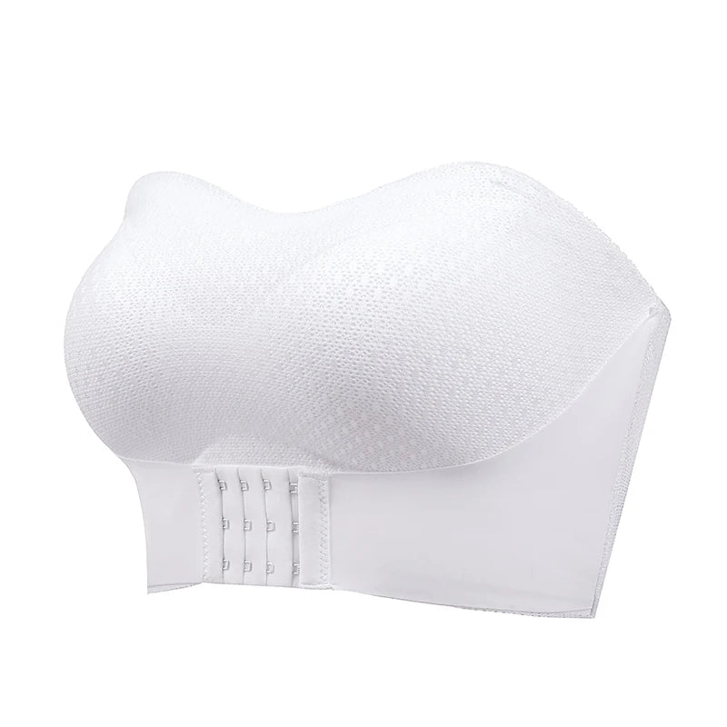 Push Up Bra with Front Closure Strapless - Icy queens