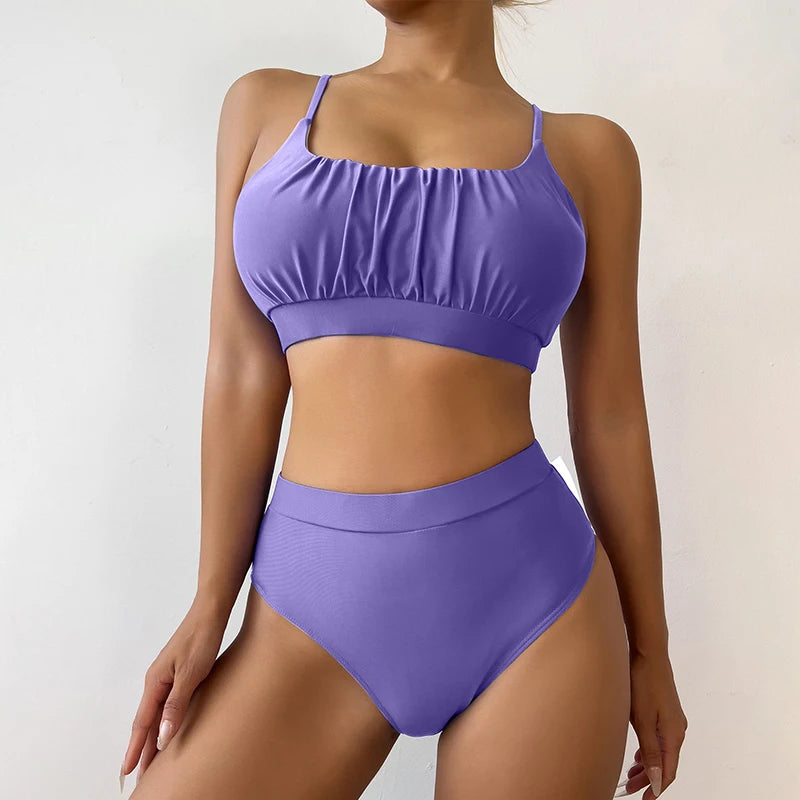 Diva® High Waist Swimwear - Icy queens
