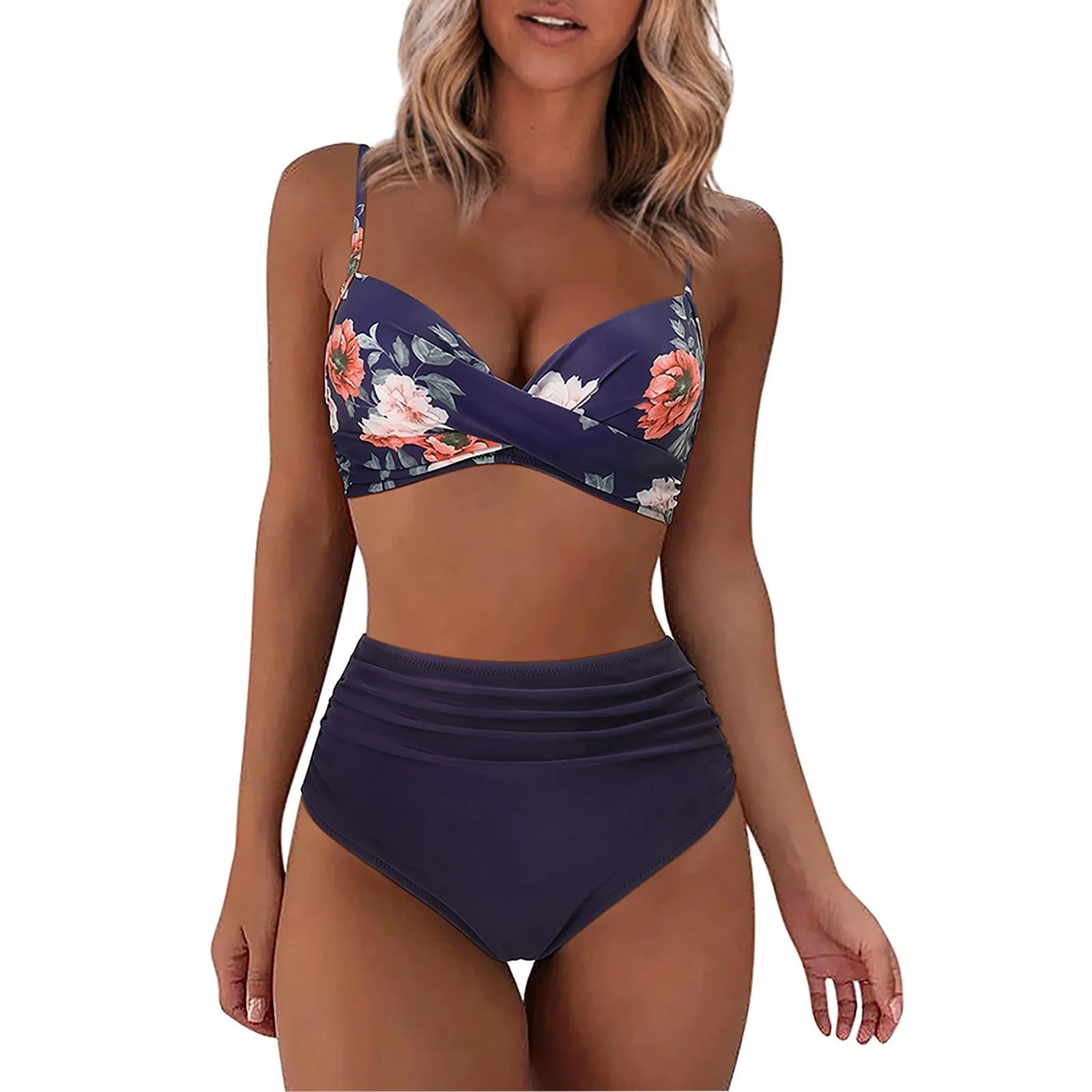 Diva® Split High Waist Swimsuit - Icy queens