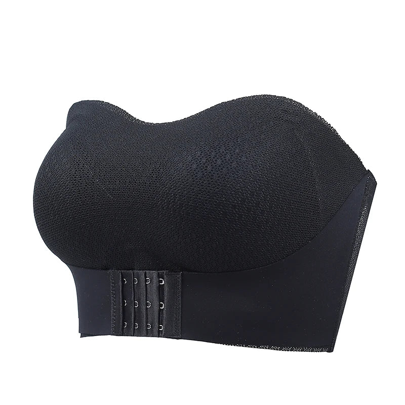 Push Up Bra with Front Closure Strapless - Icy queens