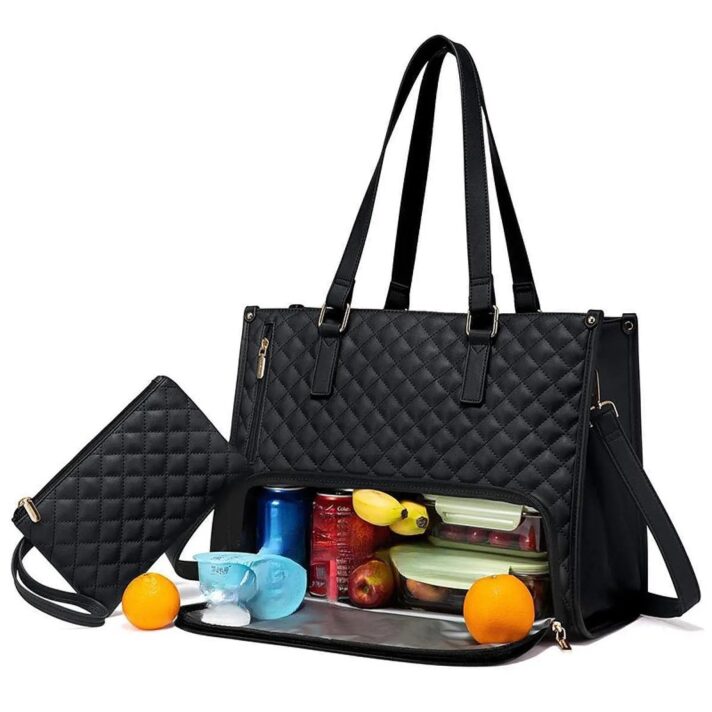 2 IN 1 Tote Insulated Thermal Lunch & Hand bag