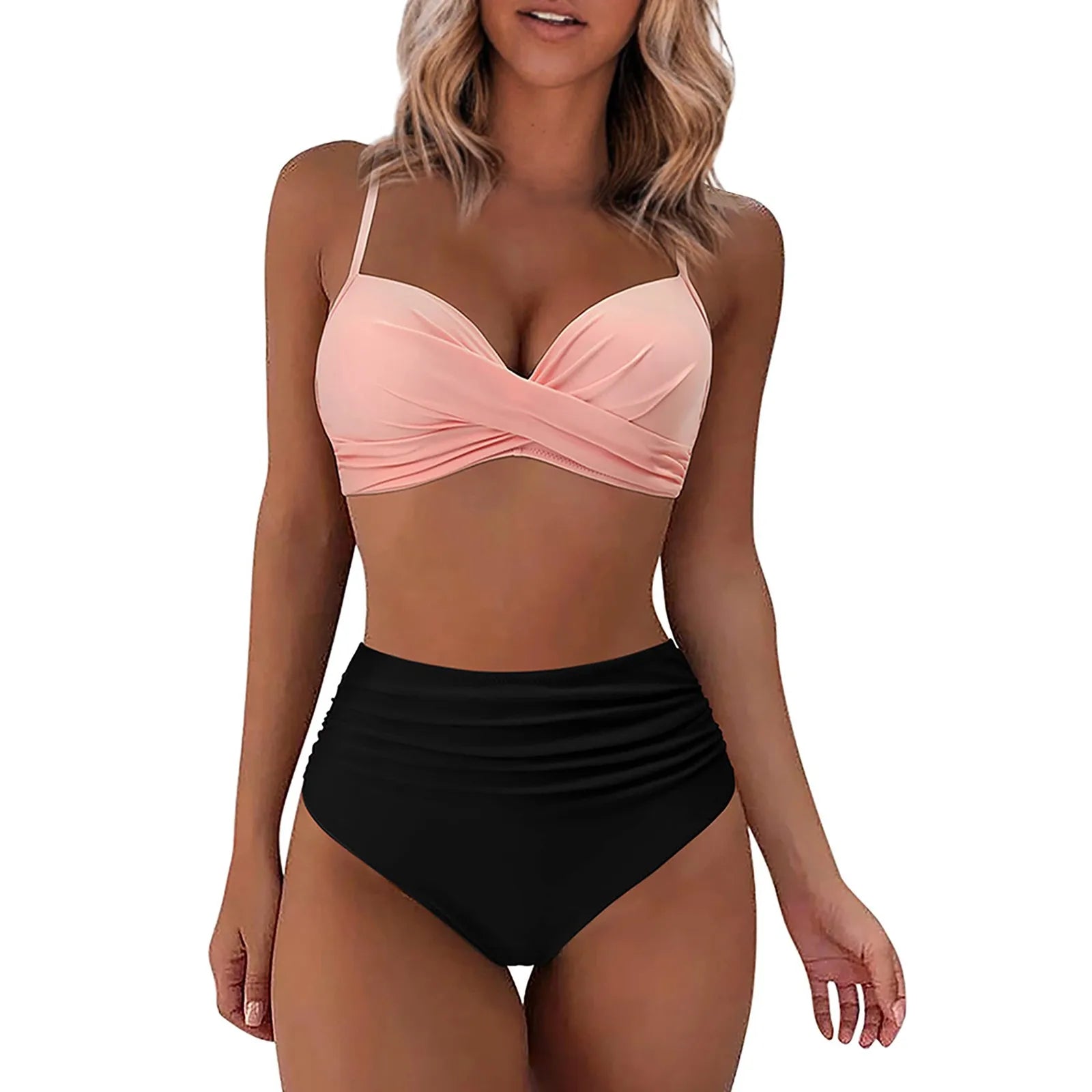 Diva® Split High Waist Swimsuit - Icy queens