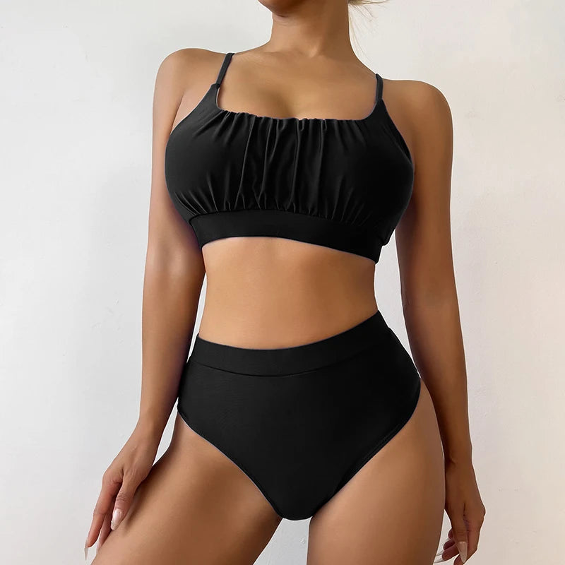 Diva® High Waist Swimwear - Icy queens