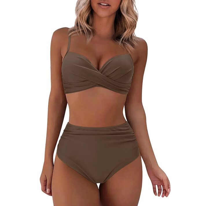 Diva® Split High Waist Swimsuit - Icy queens