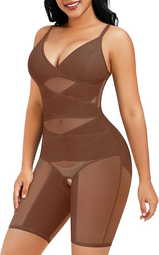 Diva® Open Bust Compression Tummy Body shapers - Icy queens