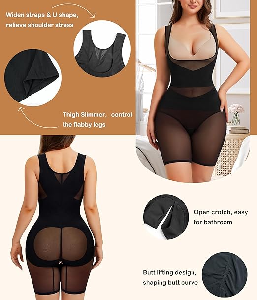 Diva® Open Bust Compression Tummy Body shapers - Icy queens